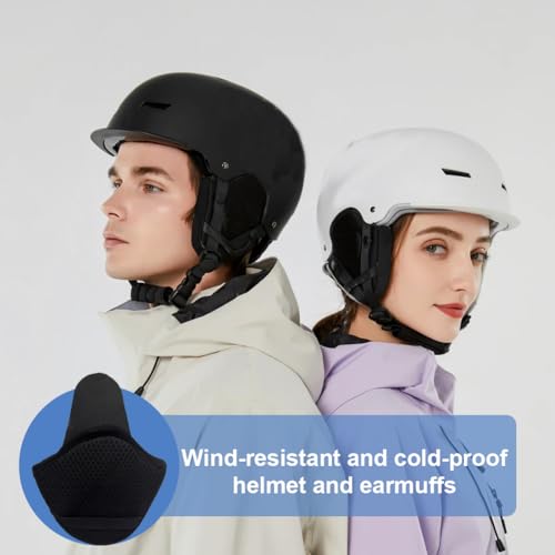 XPEX 1 Paar ohrenwärmer fahrradhelm ohrenschützer fahrradhelm ohrenwärmer fahrrad Winddichte Fahrradhelm Ohrenschützer Ansteckbar An Den Fahrradhelm Earpads Abnehmbare Warme Ohrenwärmer