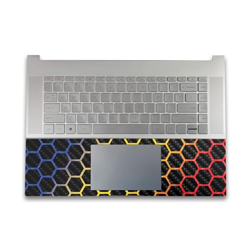 Image of Carbon Fiber Gaming Skin Compatible with HP Envy x360 16 inch (2023) - Primary Honeycomb - Premium 3M Vinyl Protective Wrap Decal Cover - Easy to Apply | Crafted in The USA by MightySkins