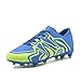 DREAM PAIRS Boys Girls 160472-K Royal Lemon Green Silver Soccer Football Cleats Shoes Size 1 M US Little Kid