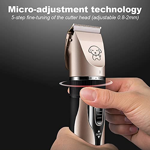 Duotar Empurrador Elétrico Para Cães,Dog Clippers Dog Pusher Elétrico Low Noise Pet Trimmer Recarreg