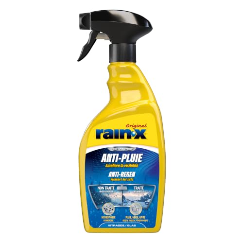 Rain-X Anti-Pluie &ndash; Protection Hydrofuge Innovante pour Pare-Brise &ndash; Am&eacute;liore la Visibilit&eacute; et Facilite Le Nettoyage &ndash; 500 ML