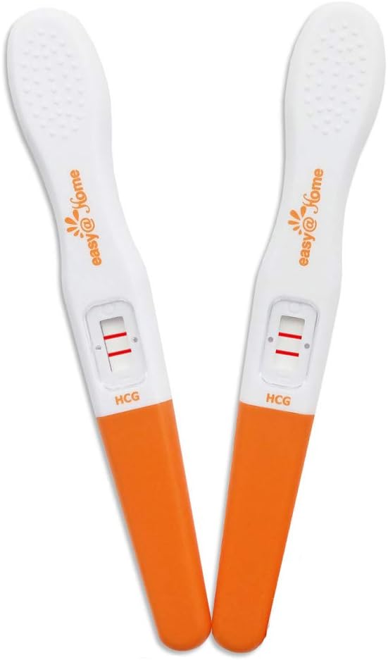 EasyHome 2 Pregnancy Test Sticks hCG Midstream Tests, Powered by Premom Ovulation