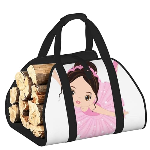 Sac de bois de chauffage en toile au coin du feu pour soirée d'hiver cocooning