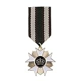 Pin's vintage unisexe avec médaille militaire militaire Badges Étoile Bijoux Style 5, 85 mm, Plastique, comme description