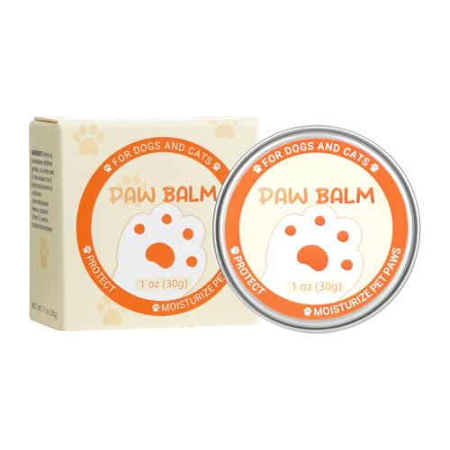 Hogvinnatil Bálsamo nutritivo para perros – Crema protectora orgánica para grietas y daños en patas, crema de cuidado para las narices secas de perros y juanetes agrietados – Protección en condiciones