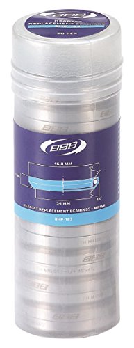 Roulements pour casque de rechange type BBB BHP-183 dimensions 46,8 x 7 mm 45/45°