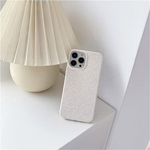 Coque en paille de blé pour iPhone - Finition mate anti-traces de doigts blanche - 3