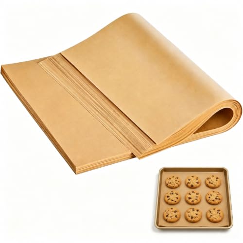 Precut Parchment Paper Sheets 100pcs Unbleached Baking Paper 11.8x15.7In