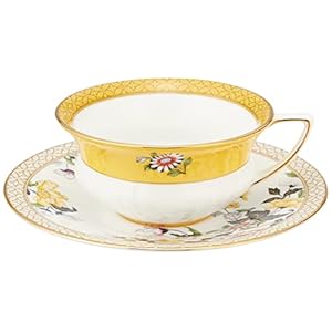 Wedgwood Wonderlust Teacup & Saucer Primrose, 2 Piece Set