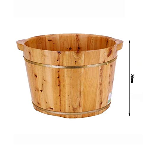 Baño de pies y masajeador de madera natural miniatura 2
