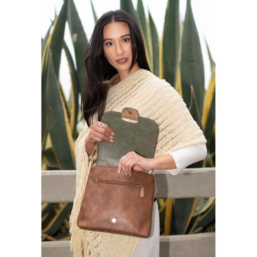 Liz Soto Amy Womens Crossbody Purse - PU Leather Crossbody Bags For Women, Sling Bag Medium Size Purse, Shoulder Bag4