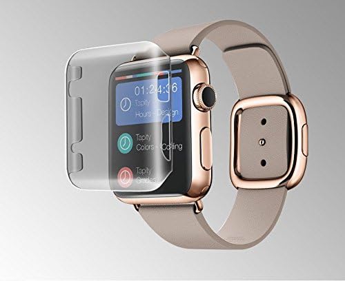 Apple Watch Case, Monoy Apple Watch 42mm Case Slim Premium Transparent Super Lightweight/Exact Fit/Plastic Cover Snap On Hard Protective Case for Apple Watch 42mm (2015) (PC Hard Grey)