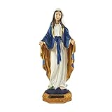 Material Polyresin handbemalt Heiligenfigur Madonna Immaculata Miraculeuse Mutter Gottes Maria Statue Religion