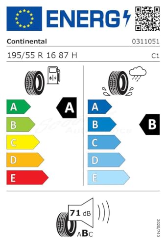 Continental Ecocontact 6 - 195/55R16 87H - Pneumatico Estivo - 2