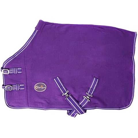 CWELL Purple/Lilac Equine Travel Fleece Rug thumbnail