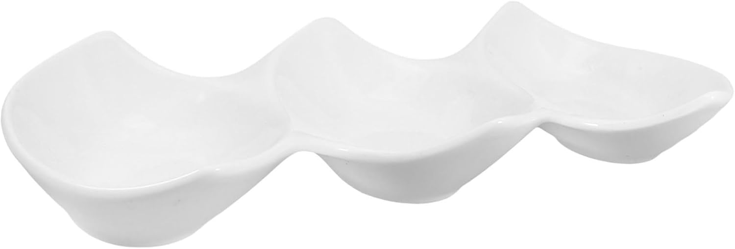 Ceramic Sauce Bowl Multi-function Dipping Dish for Soy Sauce Dressings and Seasonings Stable Design for Hotel and Restaurant Use
