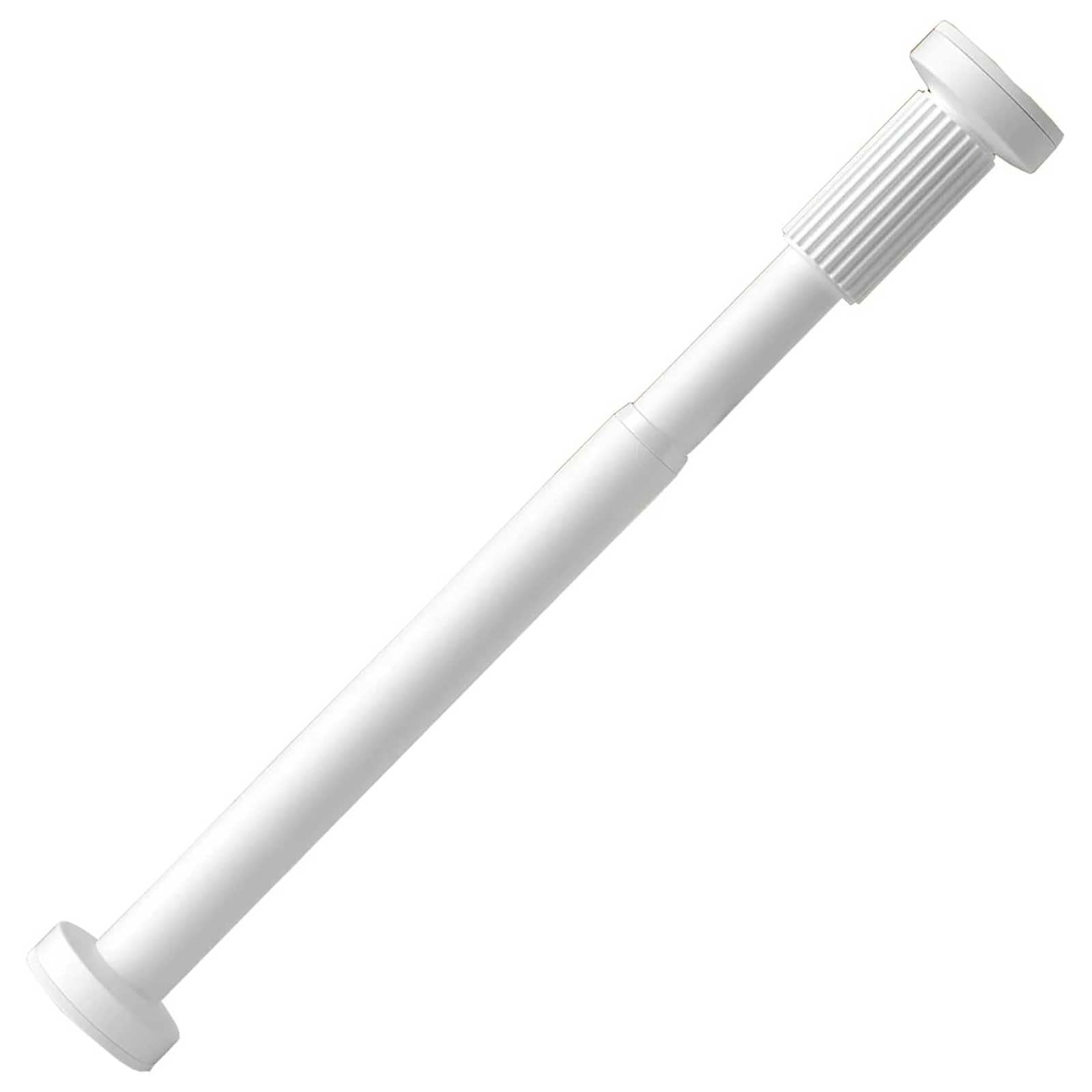 Heavy Duty Tension Curtain Rod 20-118 inch, 1.2 in Dia, Metal Tension Window Curtain Rod No Drilling for Bathroom, Closet, Room Divider(White,160-250cm/63-98in)