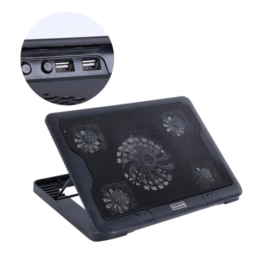 Base de enfriamiento para portátil Toddmomy con 5 ventiladores USB miniatura 7