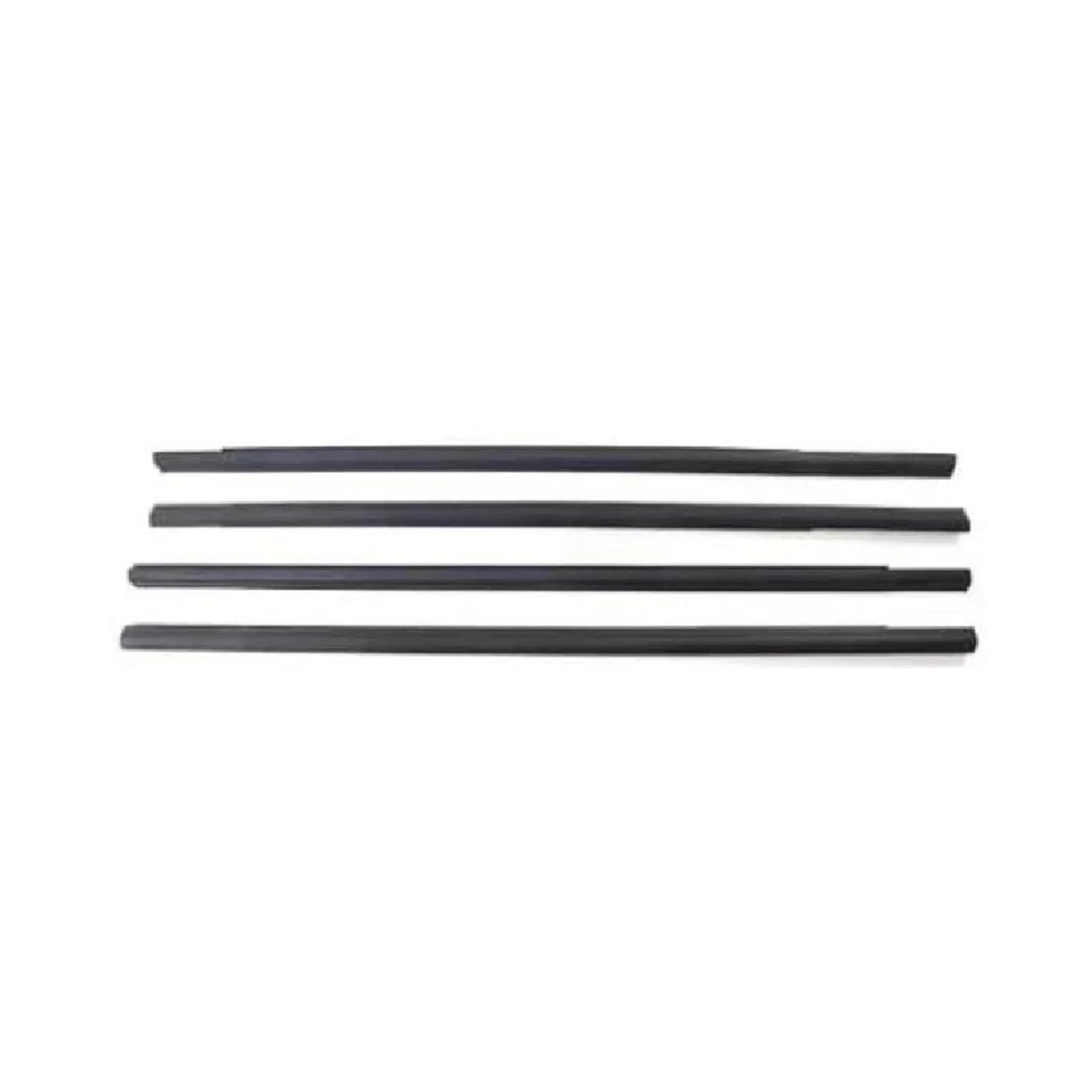 Snwdbh One Color 4 Pieces Car Window Sealing Strip For Suzuki Sx4 Hatchback 83811-56K00-000 Weatherstrip Door Glass Protect Outside Rubber Belt Exterior Belt