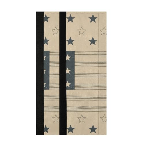 voucong Protector de manija de refrigerador con bandera americana, lavable, para decoración de electrodomésticos de cocina, manchas y huellas dactilares para horno