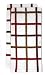 Ritz Kitchen Wears Egyptian Cotton Collection 2-Piece Checked Towel Set, Paprika