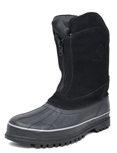 DREAM PAIRS Men's Black Viking Waterproof Insulated Winter Snow Boots Size 12 M