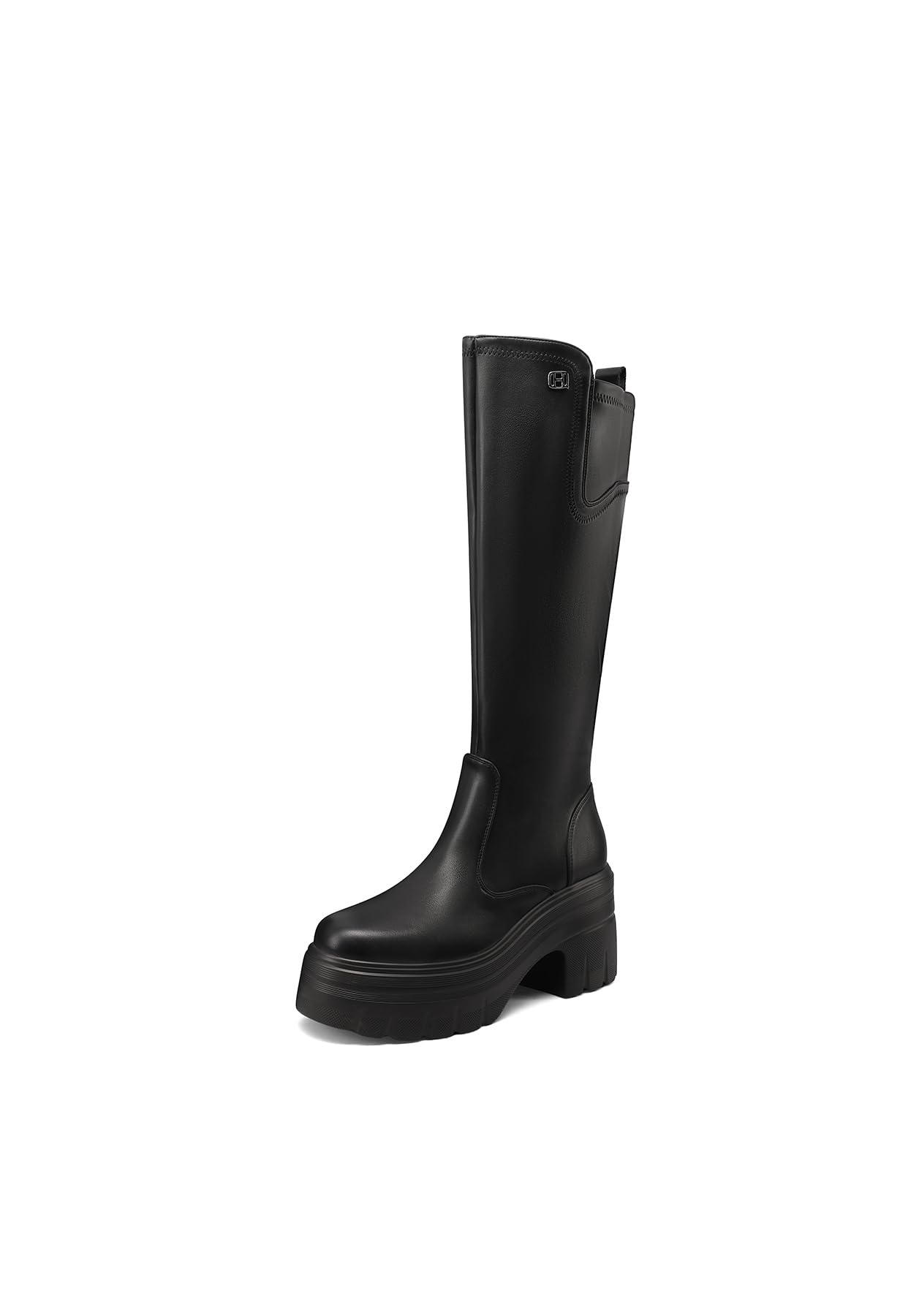 QUEEN HELENA Stivali Alti Donna con Tacco Largo X35-87