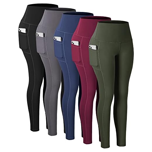 CHRLEISURE High Waisted Leggings with Pockets