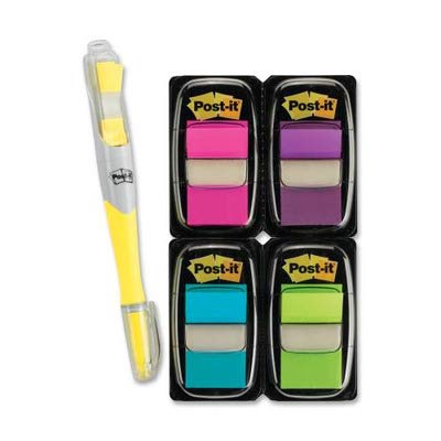 Flaggen Value Pack, sortierte Farben, 200 Flaggen & Gratis Textmarker W/50 F