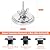 QuliMetal 1.85" Lid Temperature Gauge for Most of Char Broil Gas Grills, Grill Thermometer Replacement Charbroil Advantage & Tru-Infrared Performance 463625217 463229521 463238218 463243518 463274419