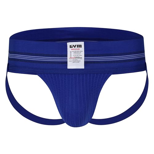 Jockstrap Hombre GYM con Banda de 3" Correa de Suspensor Pack de 1