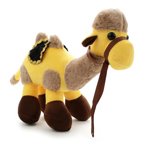 Image of Yellow Camel Soft Toy for Kids with Cute Hug-Friendly Plush for Babies, Toddlers & Children Safe, Lightweight & Easy to Clean (35CM)