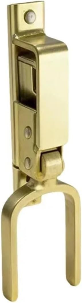 Instant Locking Gate Latch Secure Automatic Spring Lock Gate Latch for Instant Locking One Hand Operation Galvanized Steel for Wood Metal Tubular