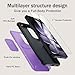GOVTAN Compatible with Samsung Galaxy A26 5G Case with Slide Camera Cover+Screen Protector,Military Grade Drop Protection,Heavy Duty Rugged Shockproof Protective Phone Cover,2025 Purple