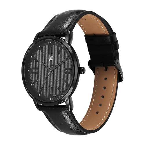 Fastrack Stunners X Special Edition Black Dial Leather Watch - Image 4