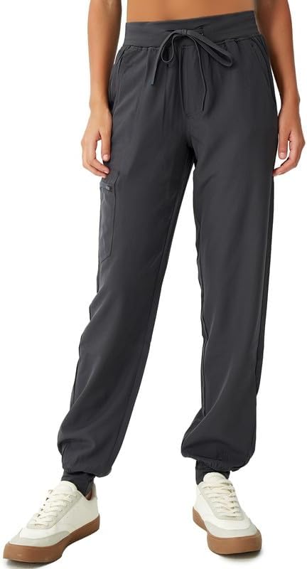 Scrubs for Women, Stretchy Yoga Pants with 5 Pockets, Cargo Jogger Scrub Pants for Women - Image 2