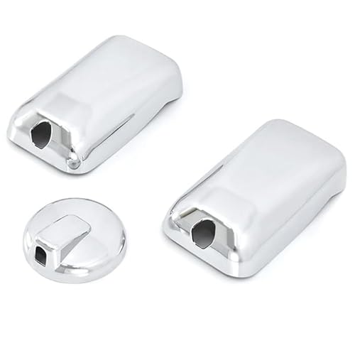 2t PM エルフ NEWエルフ マツダ タイタン メッキ ミラーカバー 3点セット アンダーミラー140Φ 146mm 貼り付け