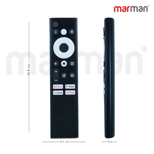Image of marman Compatible with Haier Google Tv Remote Model with Hotkeys Suitable for W400G Series 4K FHD UHD OLED QLED Android TV - Non Voice Command - Match Key by Key Exactly with Existing Remote