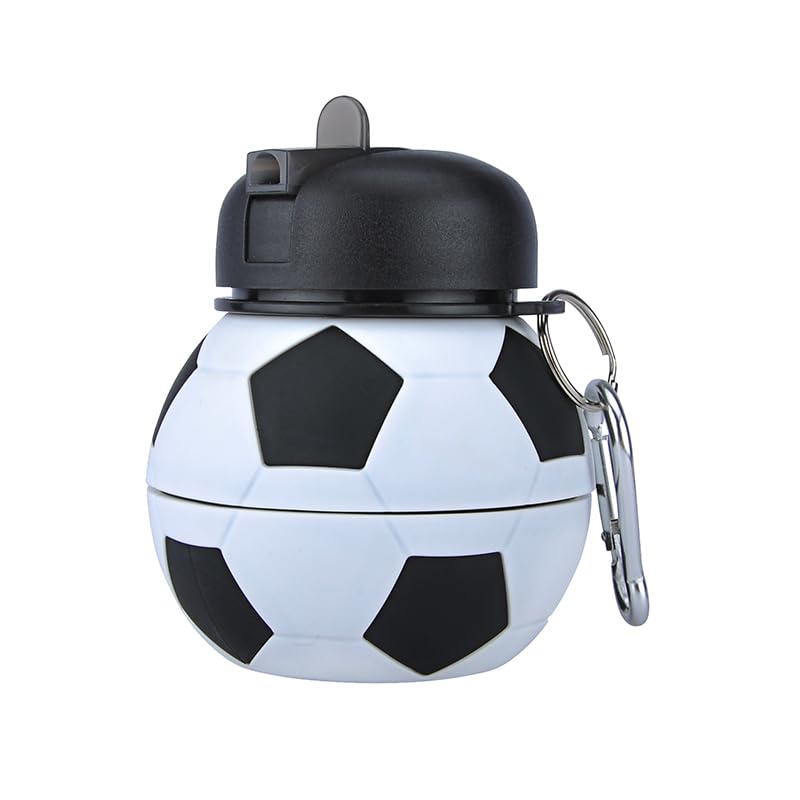 Sports Silicone Water Bottle, Collapsible Water Bottle for Children Girls and Adults, Compact, BPA-Free - Image 3