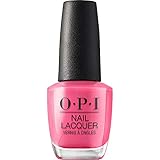 OPI Nail Lacquer, Hotter Than You Pink, Pink Nail Polish, 0.5 fl oz