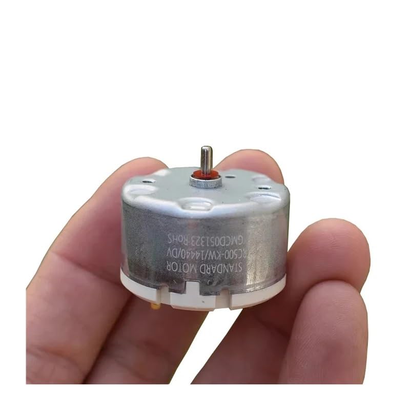 Robot barredor y pulverizador RC-500 de 6800 RPM, CC 6-12 V, 9 V, con husillo de 500 rpm y arranque, pequeño, redondo, de 32 mm.