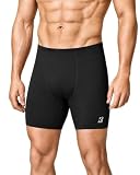 Roadbox Men's Athletic Swim Jammers, Quick Dry Competitive Racing Swimsuit, UPF 50+ Compression Training Swimming Shorts
