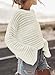 Sidefeel Womens Fall Outfit 2025 Lightweight Sweater Crochet Hollow Out Knit Winter Clothes Large White