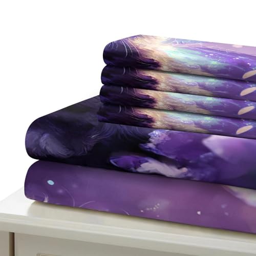 Housse de couette super douce 260x220 imprimé 3D parure de lit grand format - 7