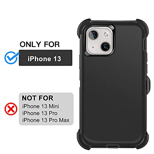 AICase for iPhone 13 Case with Belt-Clip Holster, Screen Protector, Heavy Duty Protective Phone Case, Military Grade… - Image 3