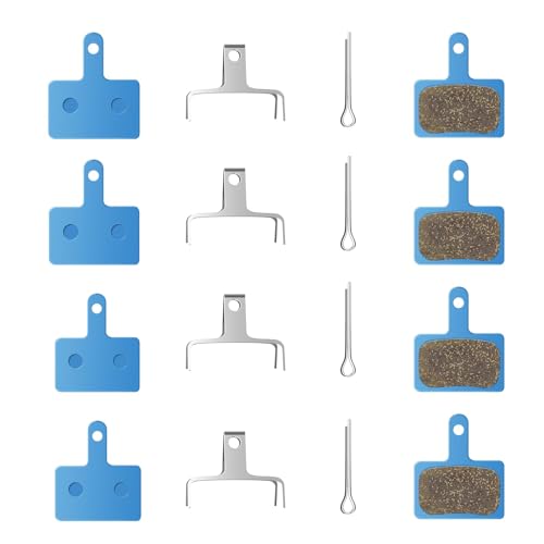 4 Pares de Pastillas de Freno de Disco de Cerámica para Bicicleta de Montaña Compatibles con TRP Tektro Deore XT XTR SLX SCP-SLX, Pastillas de Freno de Disco