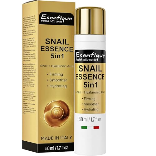 Crema facial con baba de caracol – Tratamiento antiedad y antiarrugas con hialurón, colágeno, péptidos y ceramidas – Hidratante, Regenerador, Antiarrugas y manchas pigmentadas