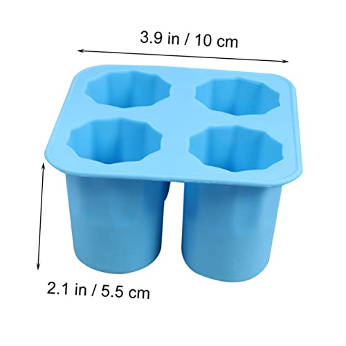 Molde de silicona para cubitos de hielo en forma de vaso 3 pcs miniatura 4