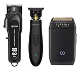 Supreme Trimmer 3-in-1 Barber Bundle | Pro Clipper Lite, T-Shaper...