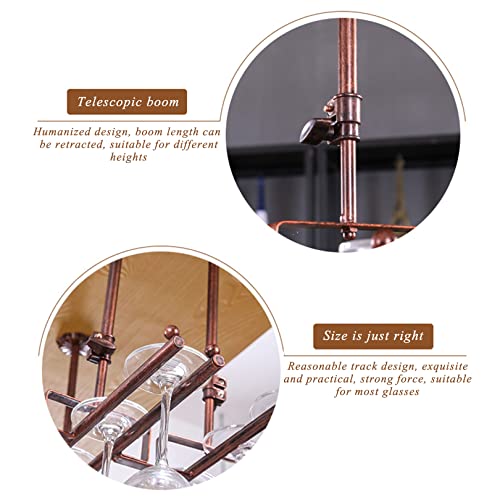 Support à verres à pied suspendu pour optimiser les petits espaces bar - 8